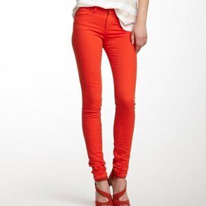 Joes Jeans Red Orange Skinny Jeans